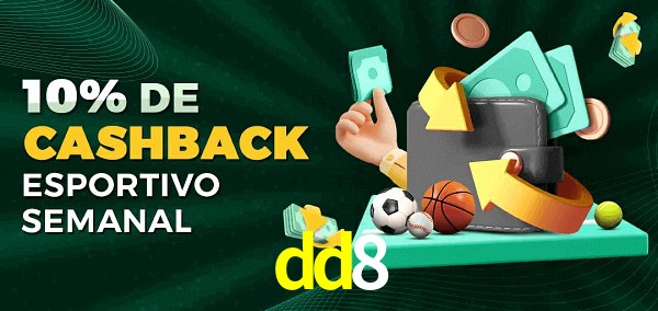 10% de bônus de cashback na dd8