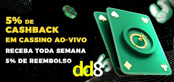 Promoções do cassino ao Vivo dd8